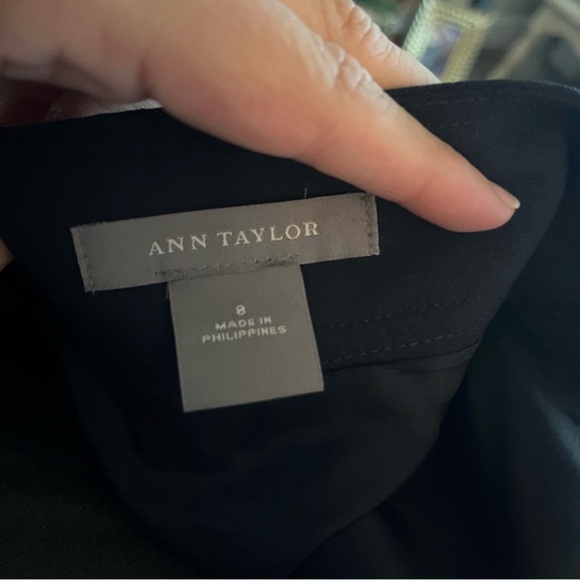 Ann Taylor Button Front Sailor Pencil Skirt Size 8 - Picture 7 of 8